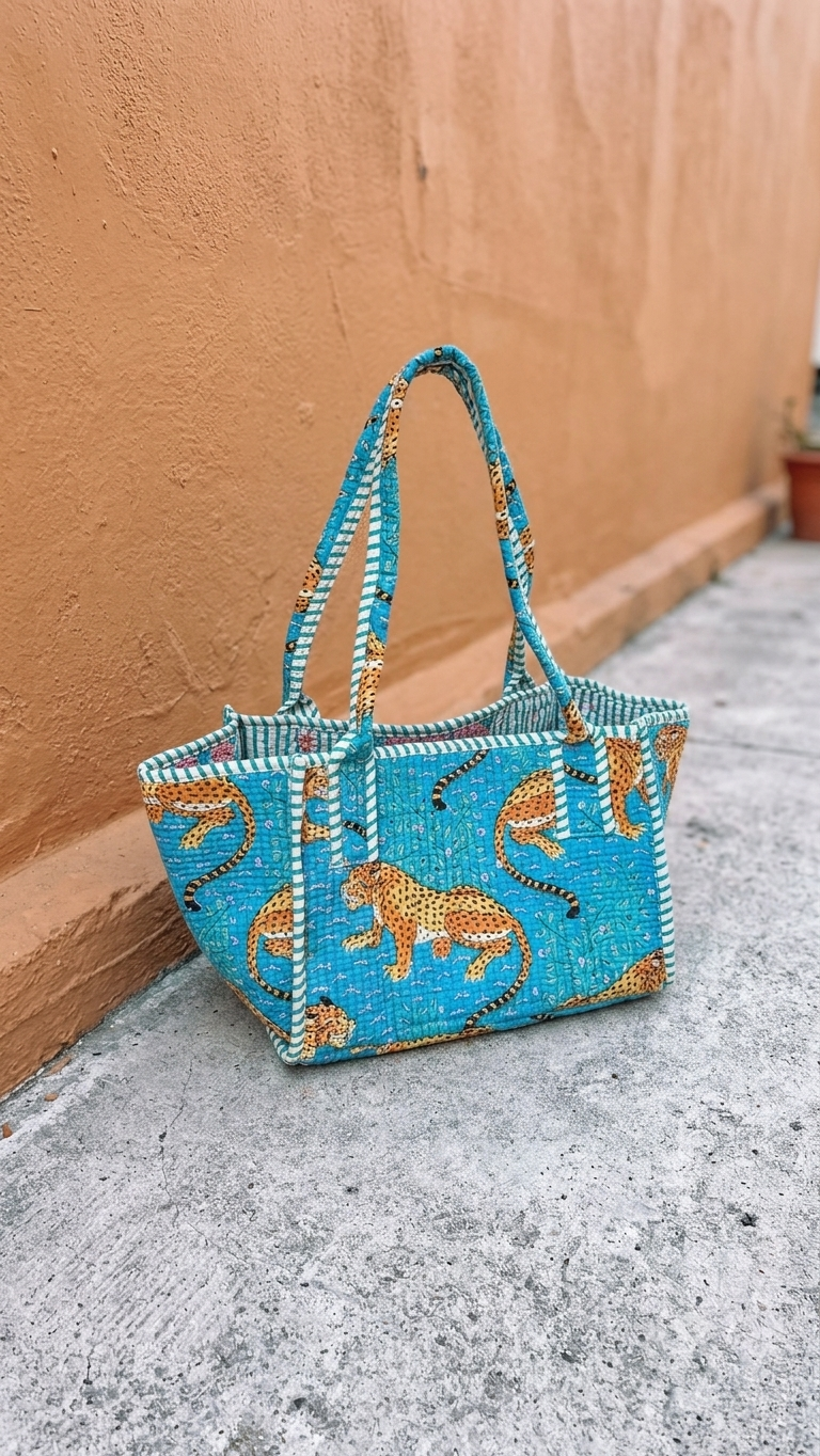 Blue Jungle Tokree Tote Bag