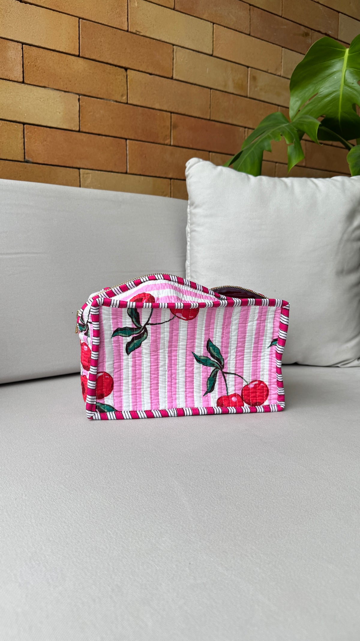Cherry Pink Large Pouch