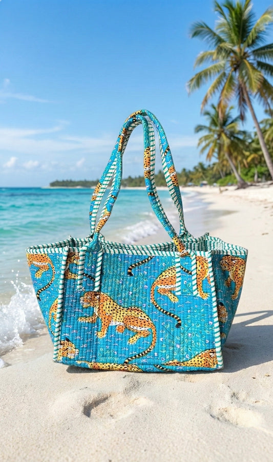 Blue Jungle Tokree Tote Bag