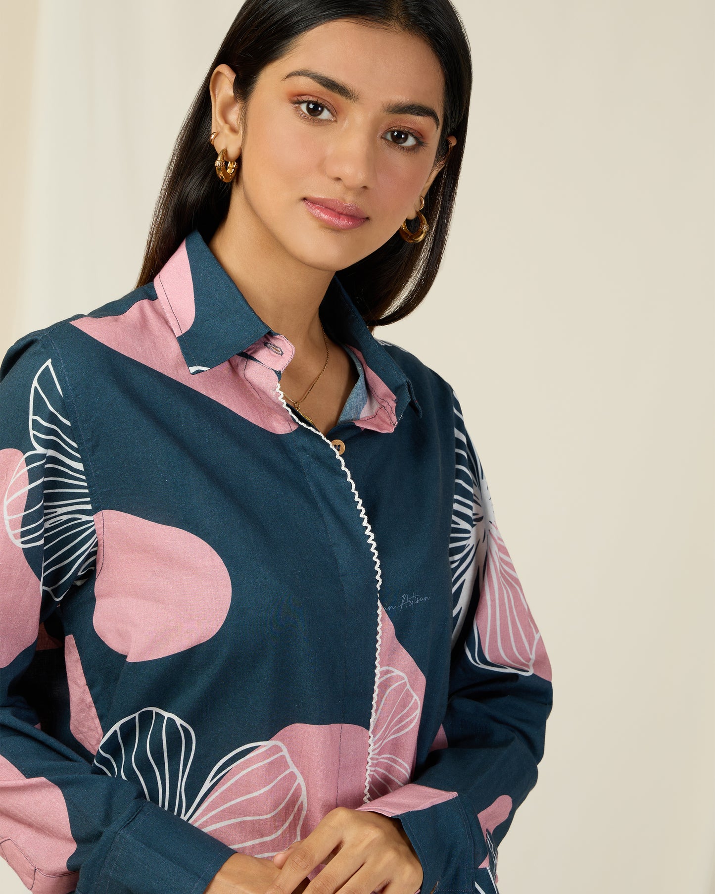 OG Teal Cotton Shirt