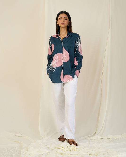 OG Teal Cotton Shirt