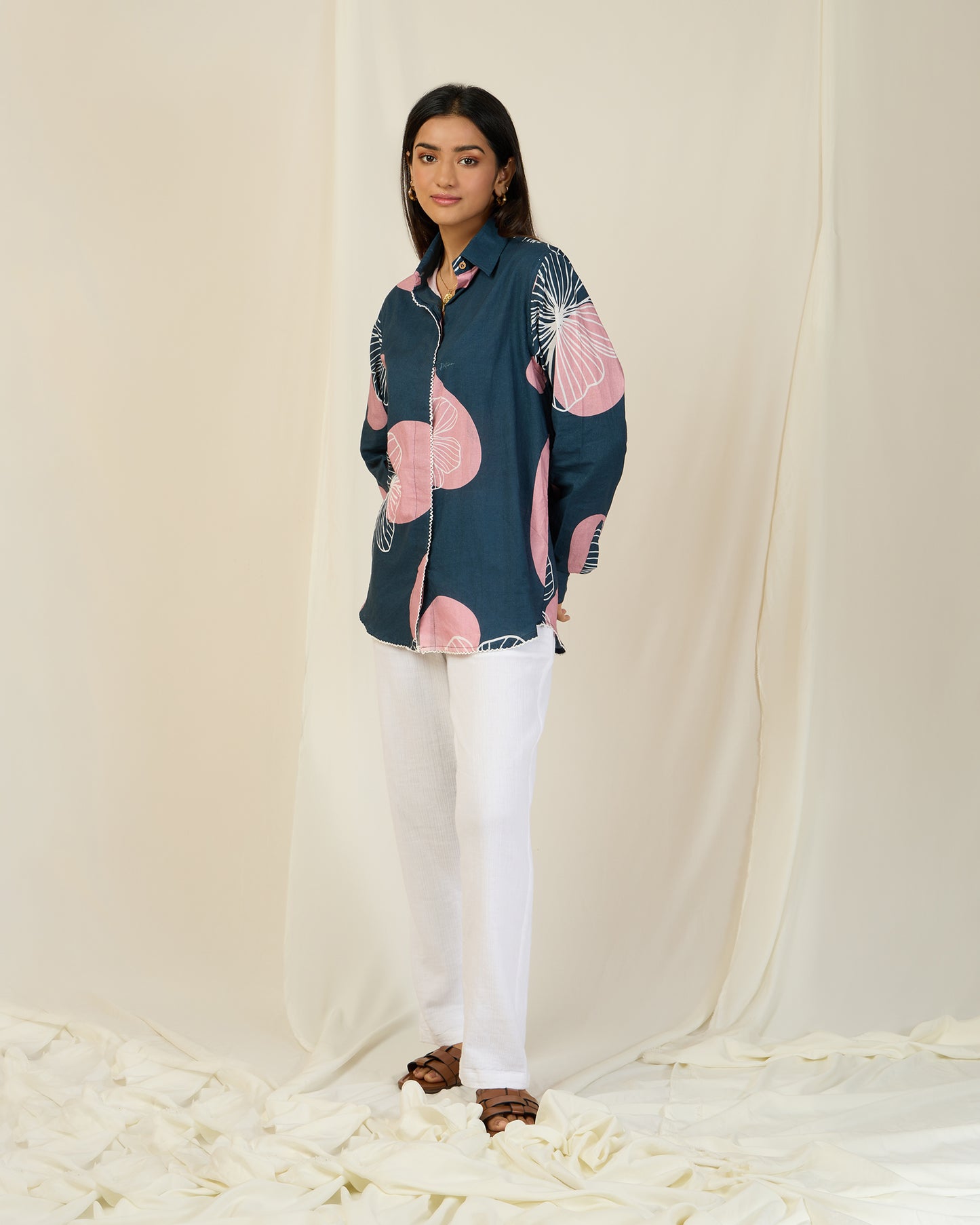 OG Teal Cotton Shirt